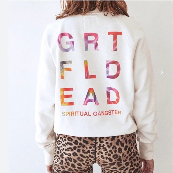 Spiritual Gangster Tops - Spiritual Gangster Grateful Dead Raglan Crew Pullover